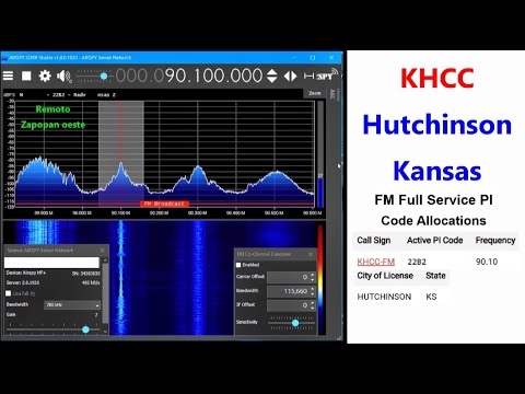 90.1 KHCC - Hutchinson, Kansas - captada en Zapopan (oeste), México