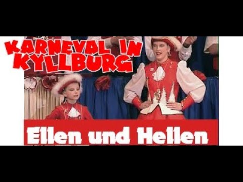 Karneval in Kyllburg, 31.01.2004, Funkenmariechen Ellen und Hellen, Ausmarsch aller Akteure