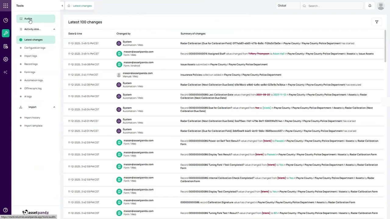 Asset Panda Demo | Full Walkthrough for Municipalities & Police Departments
