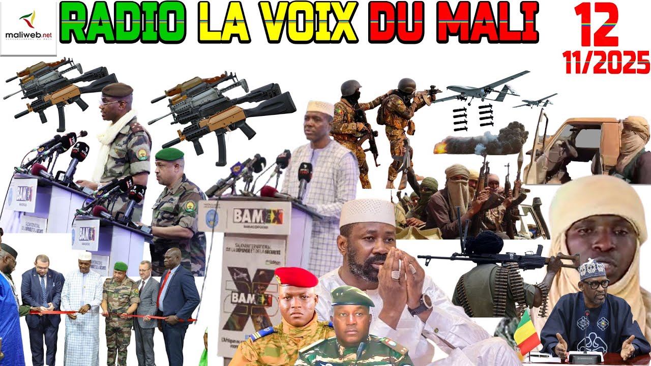 La Revue de Presse de la RADIO LA VOIX DU MALI du 12 Novembre 2025