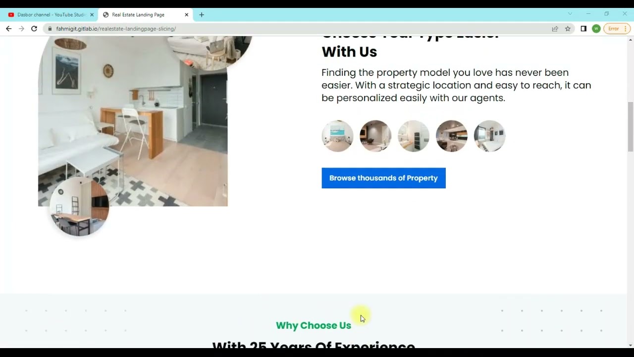 Free Download Template Landingpage Realestate HTML Tailwind CSS + Responsive Mobile