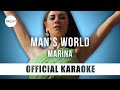 Marina - Man's World (Official Karaoke Instrumental) | SongJam