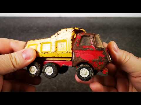 Abandoned 1970's Tonka Rusty Mini Dump Truck Restoration