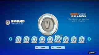 How to get FREE V-Bucks in Fortnite  ( Spin the wheel giveaway )