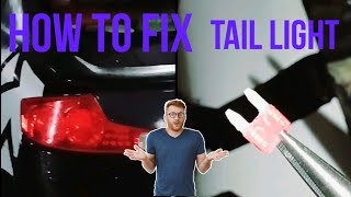 How to fix Fuse Blow in Tail Light Infiniti G35 2003/2007