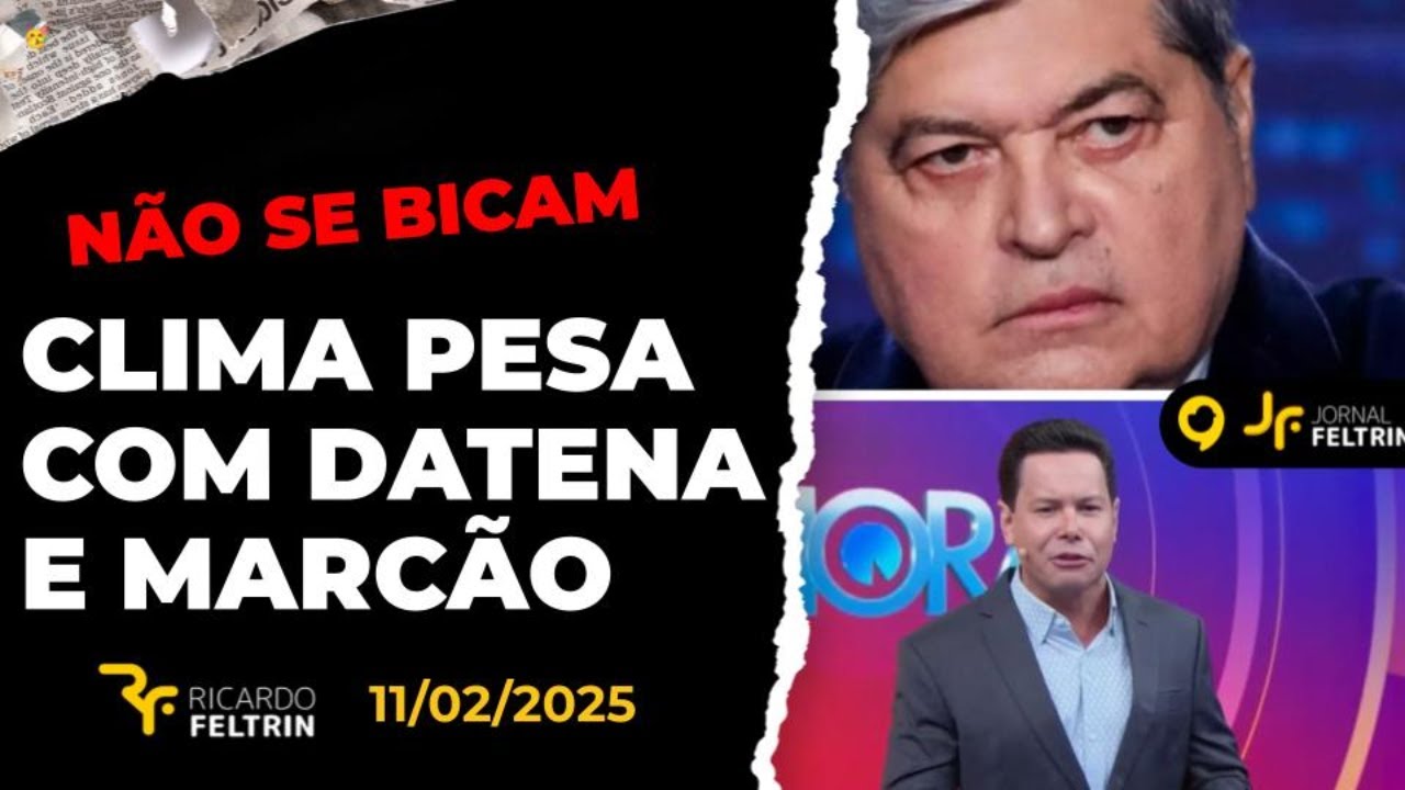 JF - DATENA E MARCÃO DEIXAM CLIMA PESADO NO SBT #jornaldosfeltrinos