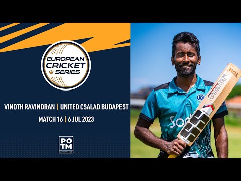 POTM: V.Ravindran - UCB vs DCC | Highlights | ECS Hungary | 6 July 2023 | ECS23.549