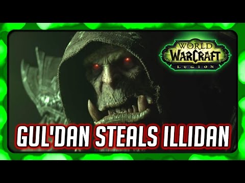 WOW Legion ► Gul'dan Takes Illidan ft. Maiev [Legion Teaser Scene Ingame] | BETA