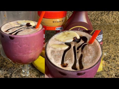 BANANA AND PEANUT BUTTER SMOOTHIE RECIPE || #smoothie