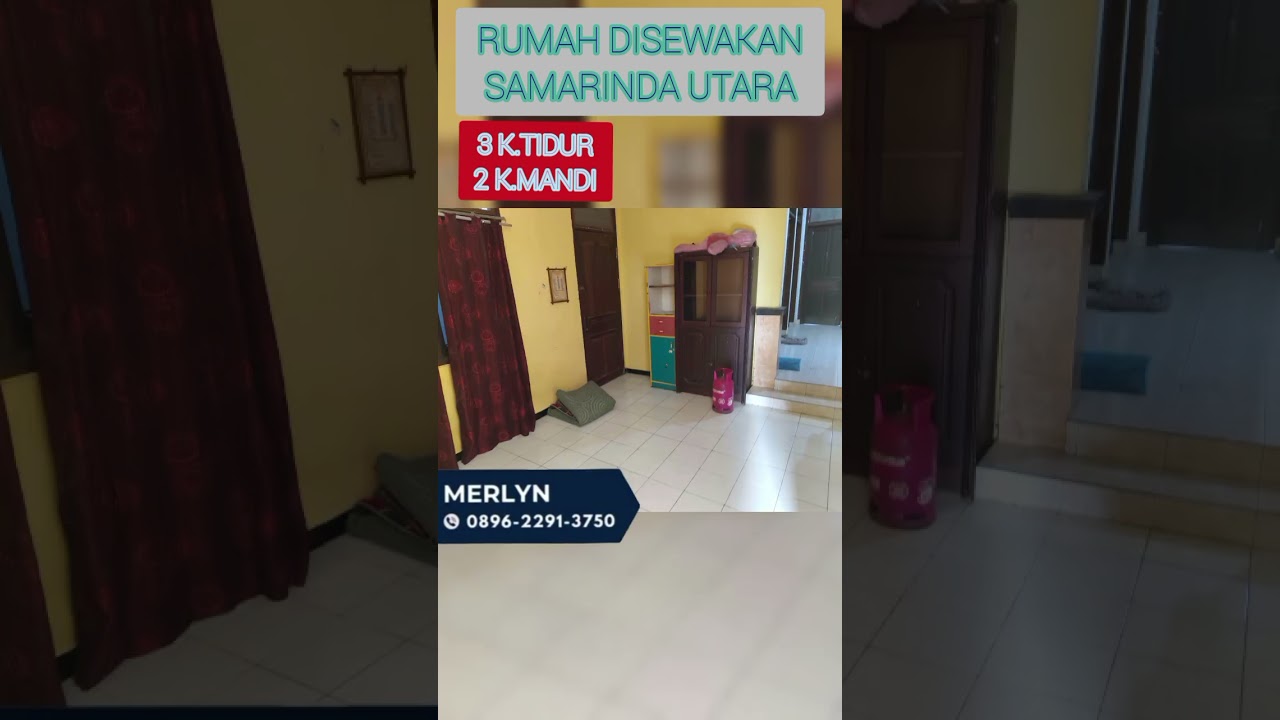 Rumah Disewakan 1 Lantai Dekat Kampus Unmul dan Berbagai Fasum