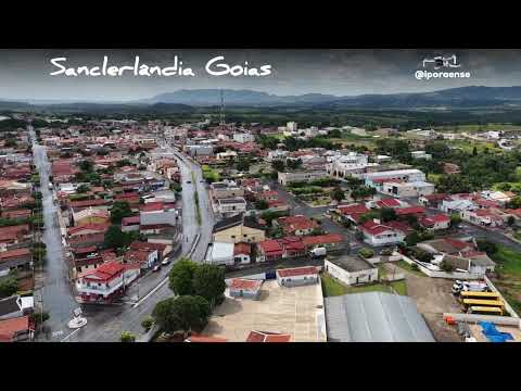 SANCLERLÂNDIA GOIÁS, PROJETO VISÃO AÉREA - VISTA GERAL DA CIDADE