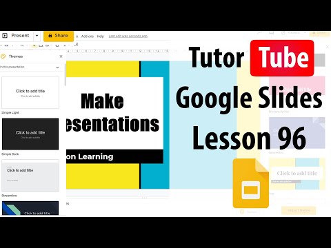 Google Slides Tutorial Lesson 1 Accessing Google Slides