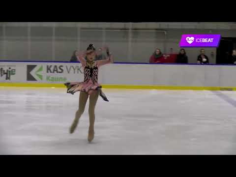 ICEBEAT WINTER TROPHY 2023 Cubs B Girls FS Guoste REMEIKAITE LTU