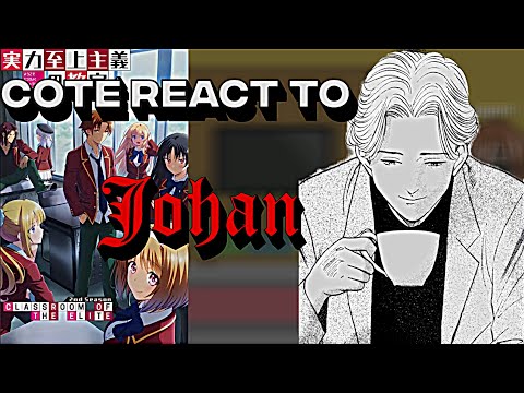 Classroom of the elite react to Johan Liebert||Part 1||