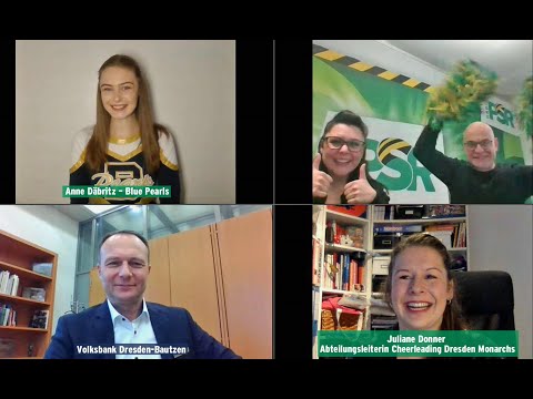 Scheckübergabe an Blue Pearls | Aktion "50.000 Euro zum teilen" mit Radio PSR