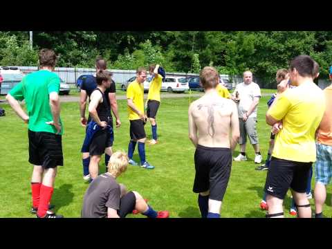 FK Olympie Březová "A" - 1. oslava po postupu do Krajského přeboru