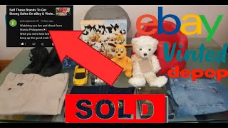 Weekend Sales What SOLD? #23 eBay Vinted Depop Etsy 2024 | UK eBay Reseller