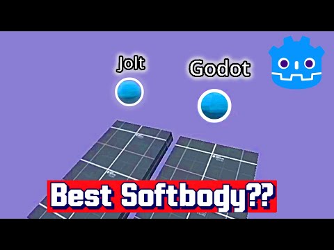 GODOT PHYSICS SOFTBODY vs Godot jolt softbody