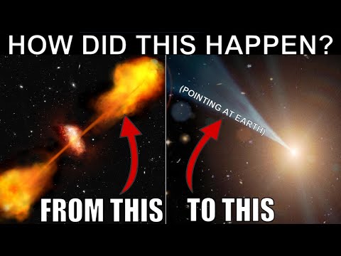 Somehow, Black Hole Jet Flipped 90 Degrees, Now Points at Earth