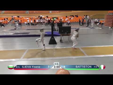 European Championships 2023 SWS - L16 - Yoana Ilieva BUL v Michela Battiston ITA