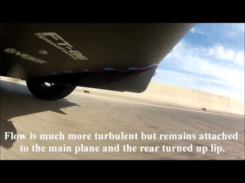 Velox Rear Diffuser FRS BRZ GT86 Tuft Test