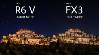 Canon EOS R6 V VS Sony FX3 | NIGHT MODE | Camera Test 