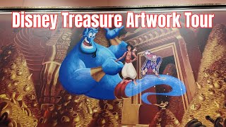 Disney Cruise Line Artwork Tour – Disney Treasure Edition
