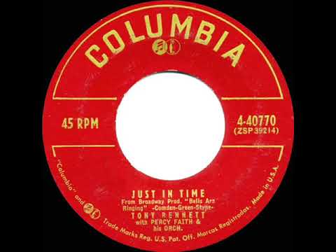 1956 HITS ARCHIVE: Just In Time - Tony Bennett (single-release version)