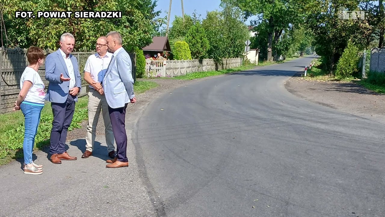 Powiat Sieradzki zakończył trzy inwestycje drogowe