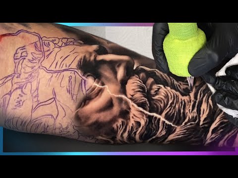 COMO FAZER uma das tatuagens mais pedidas NOS ESTÚDIOS 🤯💸Passo a Passo cheio de DICAS💡