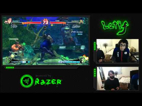 SSF4 Casual Matches: RZR Latif (Cammy, Ryu, Viper) vs AIAB Kyoku (Bison)