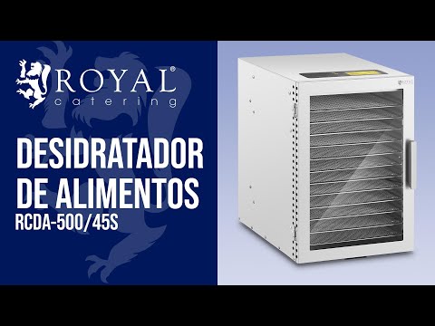 vídeo - Secador de alimentos - 800 W - 12 grelhas