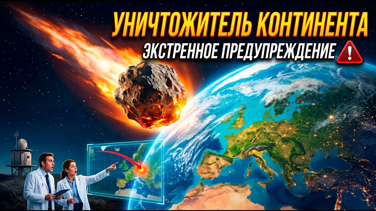 Мощность 10 000 мегатонн: учёные предупреждают об астероиде, способном уничтож