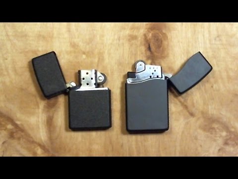 CLASSIC ZIPPO and ZIPPO BLU2 BUTANE lighters
