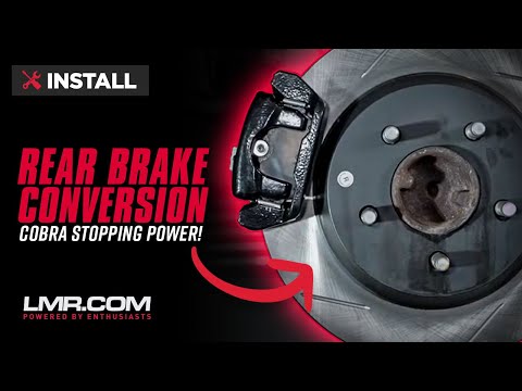1994-2004 Mustang Cobra Rear Brake Conversion - How To
