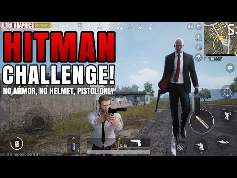 HITMAN CHALLENGE - NO Armor & Helmet | PISTOL ONLY! | PUBG Mobile