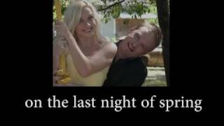 Lyric Video - Hali Hicks  &quot;Last Night of Spring&quot;