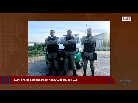 Casal é preso com drogas em rodovia no sul do Piauí 14 04 2023