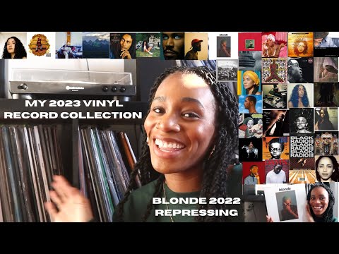 my 2023 vinyl record collection + blonde vinyl reissue