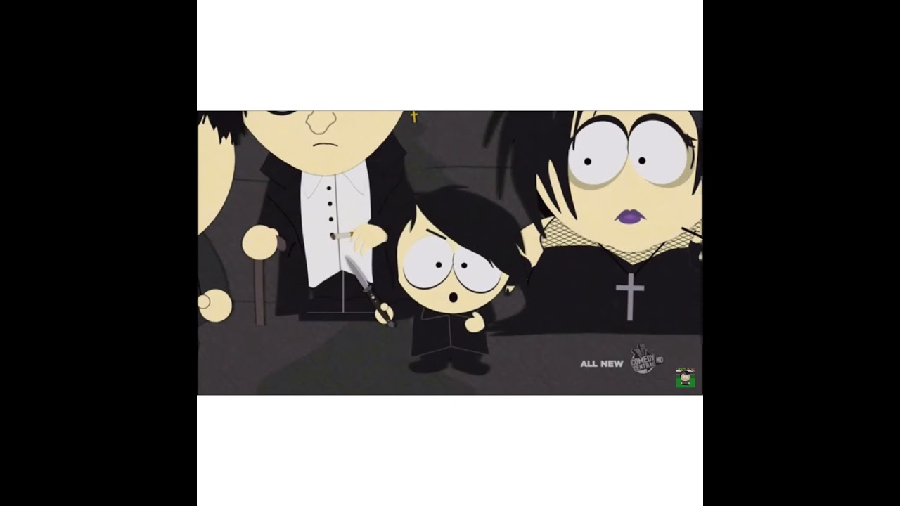 Dude that little kid is hardcore goth - South Park