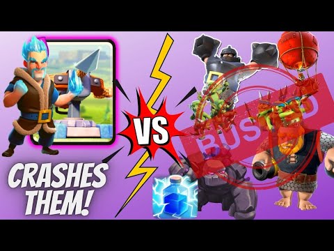 Ice Bow (3.5 Xbow) vs Hard Counters - Clash Royale Gameplay