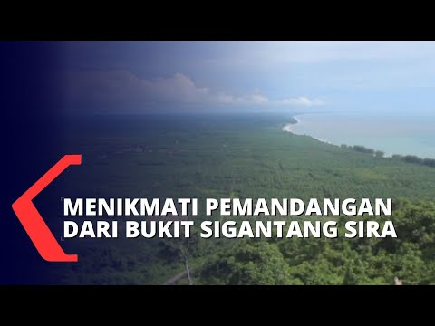 Tak Hanya Pemandangan Indah, Wisatawan Juga Bisa Nikmati Sunset dari Bukit Sigantang Sira!