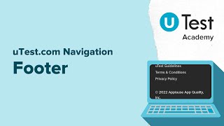 uTest.com Navigation | Footer