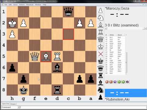 Key Moments in Chess History #185: Maroczy v Rubinstein, Karlsbad 1907, Rd 17