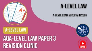 AQA A-Level Law Paper 3 Revision Clinic (Contract Law)