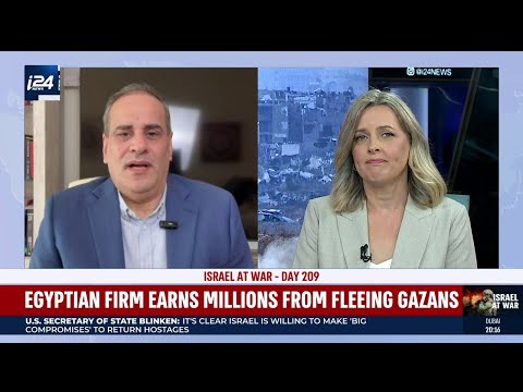 Egyptian firm earns millions from fleeing Gazans