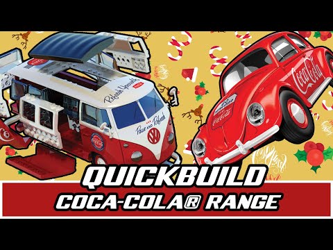 Airfix | Quickbuild Coca-Cola VW Beetle & VW Camper Van