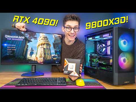 The FASTEST Gaming PC Build EVER! - Ryzen 7 9800X3D & RTX 4090 w/ Gameplay Benchmarks!