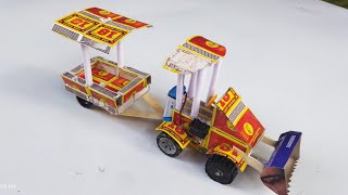 How To Make Matchbox Tractor jcb With Trolley How 
