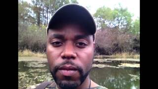 Cedric Watson Duck Hunting from a Pirogue Dec 2013